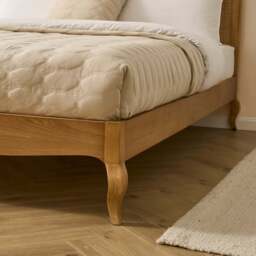 DUSK Annecy Rattan Bed Frame - Natural - Super King - thumbnail 7