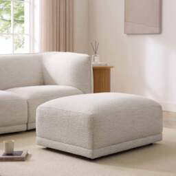 DUSK Porto Pouffe - Boucle Ivory