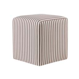DUSK Delilah Pouffe - Chocolate Stripe - thumbnail 5