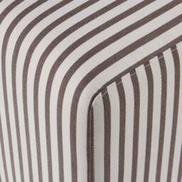 DUSK Delilah Pouffe - Chocolate Stripe - thumbnail 6
