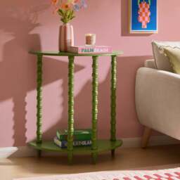 DUSK Bonnie Bobbin Console Table - Olive