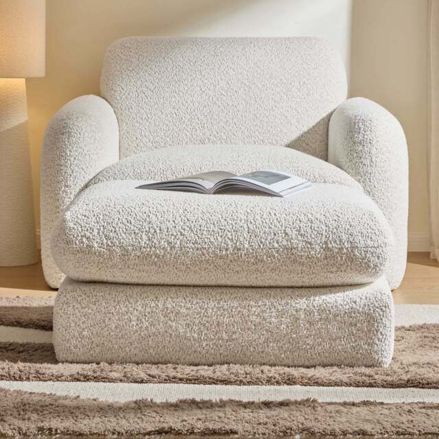 DUSK Dublin Pouffe - Popcorn Teddy - image 1