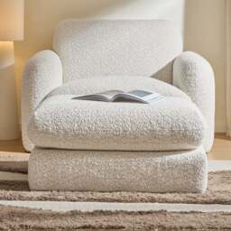 DUSK Dublin Pouffe - Popcorn Teddy