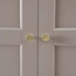 DUSK Ruby 3 Door Wardrobe with Drawers - Taupe - thumbnail 2