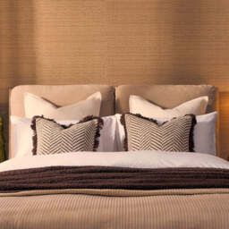 DUSK Murcia Ottoman Storage Bed - Chenille Oatmeal - King - thumbnail 2