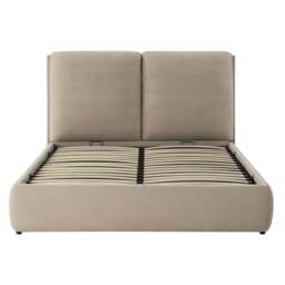 DUSK Murcia Ottoman Storage Bed - Chenille Oatmeal - King - thumbnail 9