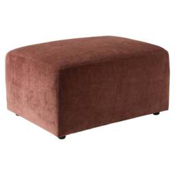 DUSK Chicago Pouffe - Chenille Dark Rust - thumbnail 3