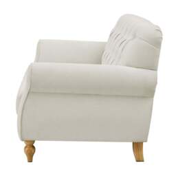 DUSK Hebden 2 Seater Sofa - Cream Linen - thumbnail 5