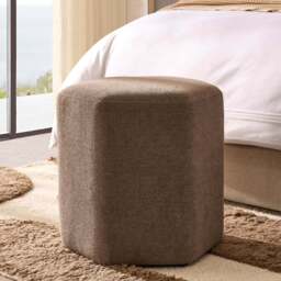 DUSK Kirsten Stool - Chenille Mushroom - thumbnail 2