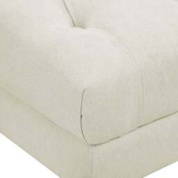DUSK Hebden Pouffe - Cream Linen - thumbnail 4