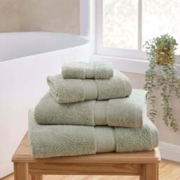 DUSK Rhodes Cotton Towel Collection - Olive - Hand Towel