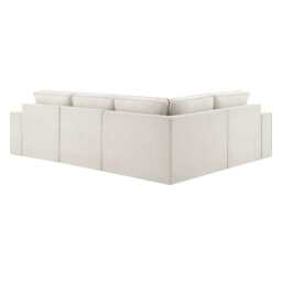 DUSK Brooklyn Small Left Hand L-Shape Sofa - Ivory - thumbnail 6