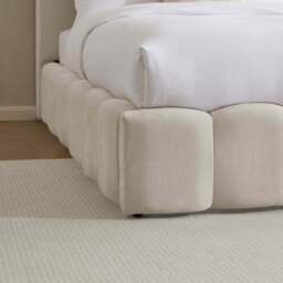 DUSK Cheshire Ottoman Storage Bed - Ivory - Super King - thumbnail 6