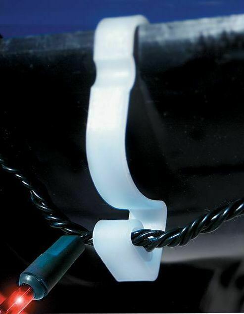 32x Gutter Hooks Clips Outdoor Christmas Xmas Icicle Fairy Lights