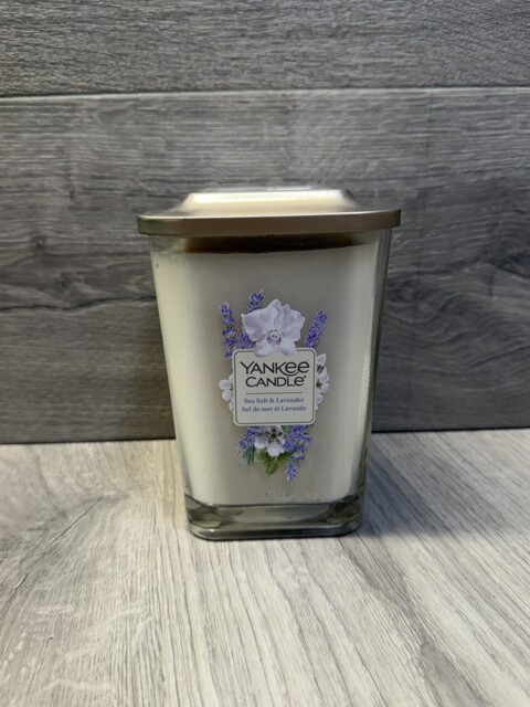 Yankee Candle Elevation Collection Large 2wick Square Candle Sea Salt