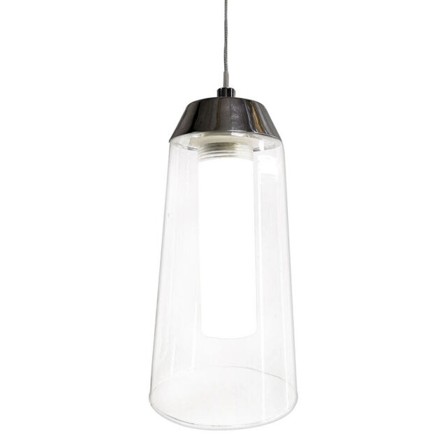 Hib - Rise Pendant Ceiling Light In Chrome - 0770