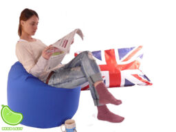 Large Adult / Teen Royal Blue Bean Bag With Beans By Bean Lazy