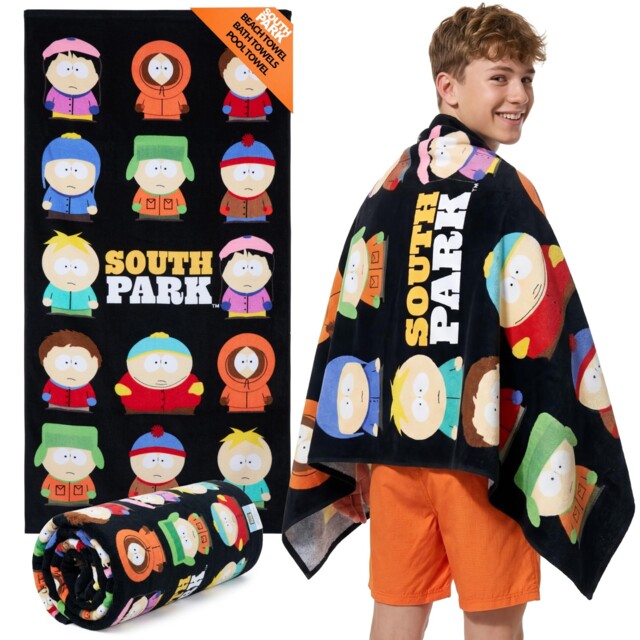 South Park Beach Towel For Adults Teens Soft Absorbent 70x140cm,