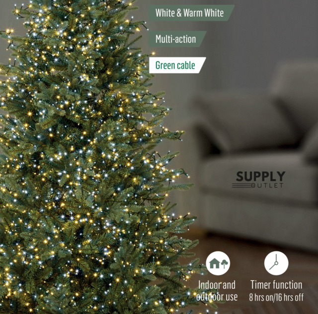 Premier Led Christmas Tree Lights Treebrights Timer Multiaction All