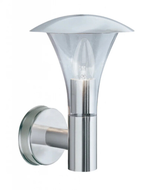 Outdoor Light Silver Strand Wall Ip44 Stainless Steel Searchlight 096