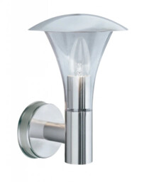 Outdoor Light Silver Strand Wall Ip44 Stainless Steel Searchlight 096