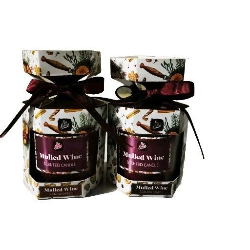 Pan Aroma Scented Candles Mulled Wine Scent 2 X 120g
