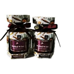 Pan Aroma Scented Candles Mulled Wine Scent 2 X 120g