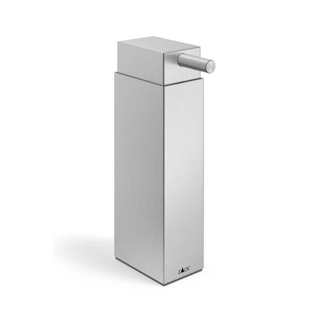 Zack Linea Brushed Stainless Steel Soap Dispenser - Free-standing
