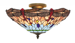 Ceiling Light Brass Dragonfly Uplighter Antique Searchlight 1289-16