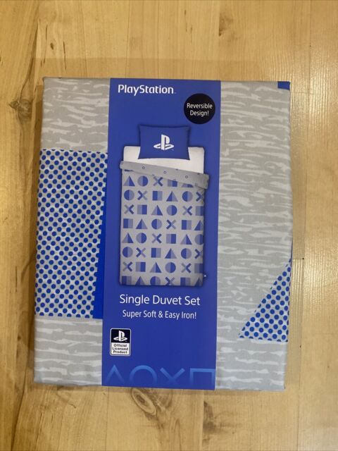 Playstation Official Duvet Cover Reversible 2 Sided Single 135x200cm