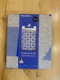 Playstation Official Duvet Cover Reversible 2 Sided Single 135x200cm