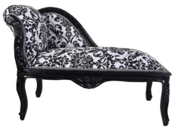 Baroque Sofa Bench Antique Canape Baroque Couch Upholstered Stool Bank