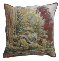 Tranquil Trees: Belgian Tapestry Cushion Covers Inspired By Monet's