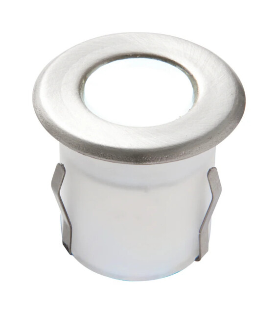 Outdoor Light Silver Cove 0.8w Led Decking Ip67 6500k Daylight White
