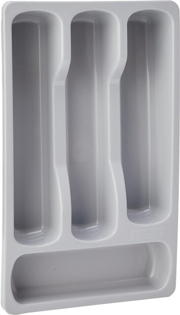 Curver 228006 Cutlery Tray Small Gray Plastic 33 X 20 X 6 Cm