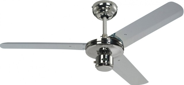 Indoor Ceiling Fan With Pull Switch Westinghouse Industrial Chrome 122