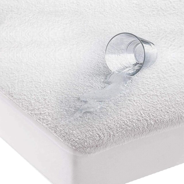 Waterproof Mattress Protector Cotton Terry Towel Aloe Vera Treated