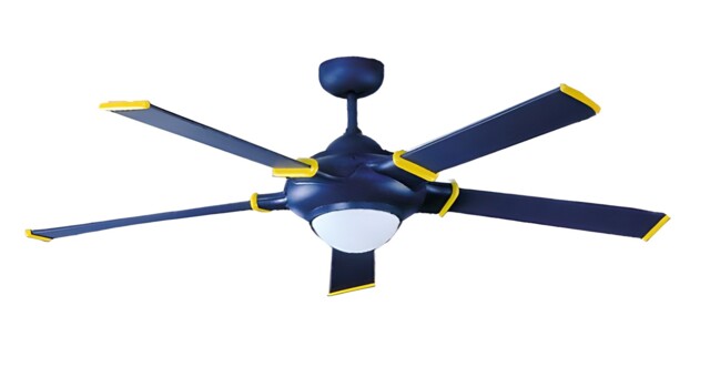 Ceiling Fan Blue Star Light Remote Control Blue Yellow Fan Reverse