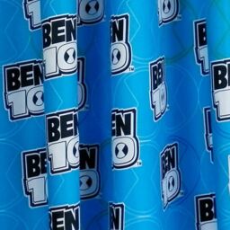 "Ben 10 Hero Ready Made Curtains 66"" X 54"" 100% Polyester Easy To Wash"