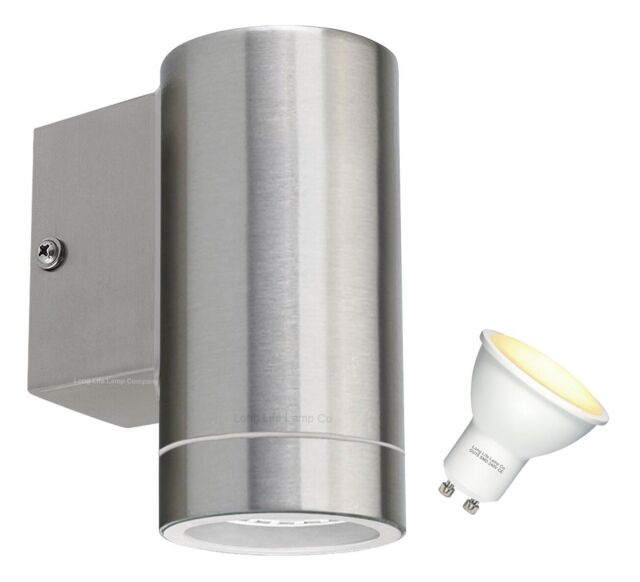 Modern Stainless Steel Led Single Outdoor Wall Light Ip65 Energy