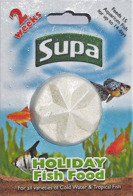 Supa Aquarium Holiday Fish Food 14 Days Pack Of 6 Easy To Use Slow