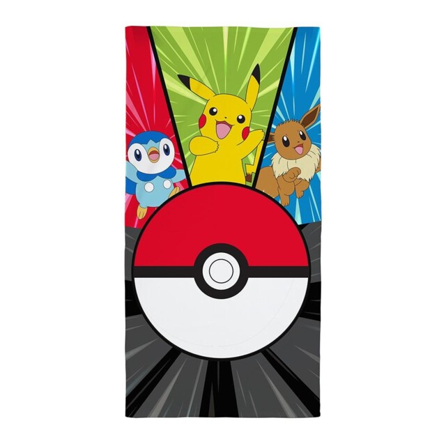 Official Pokemon Unite Bath Towel 140 X 70 Cm Cotton Beach Pool Kids