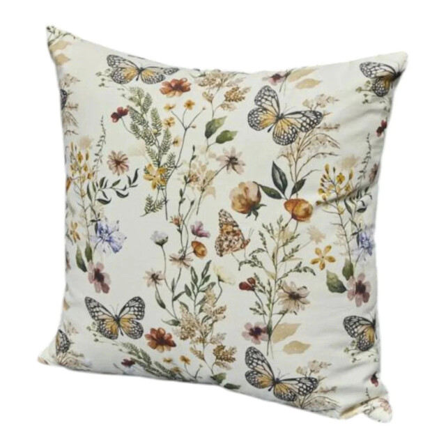Handmade Washable Cotton Printed Cushion With Filling 45x45cm