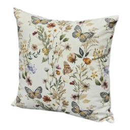 Handmade Washable Cotton Printed Cushion With Filling 45x45cm
