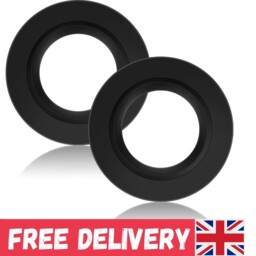 2 Pieces Metal Lamp Shade Reducer Ring For Es/e27 To Bc/b22 Plate