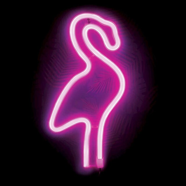 Tobar Flamingo Led Neon Light Novelty Pink Home Decor