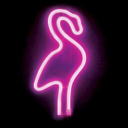 Tobar Flamingo Led Neon Light Novelty Pink Home Decor