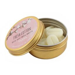 Eco Soy Wax Melts - Eco Friendly - Fresh Cotton - Handmade Uk - 12