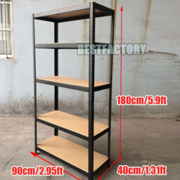 Heavy Duty Storage Racking 5 Tier Shelving Boltless Shelves Garage