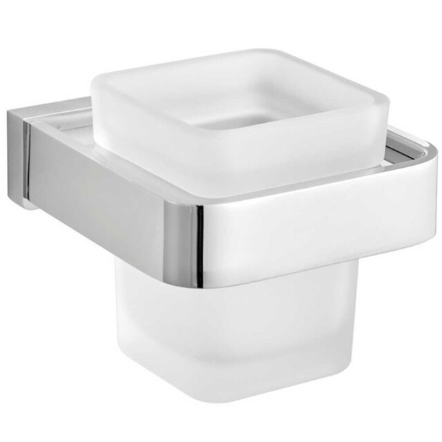 Niagara Disc Chrome Wall Mounted Glass Holder Tm3202